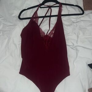 Express low v bodysuit